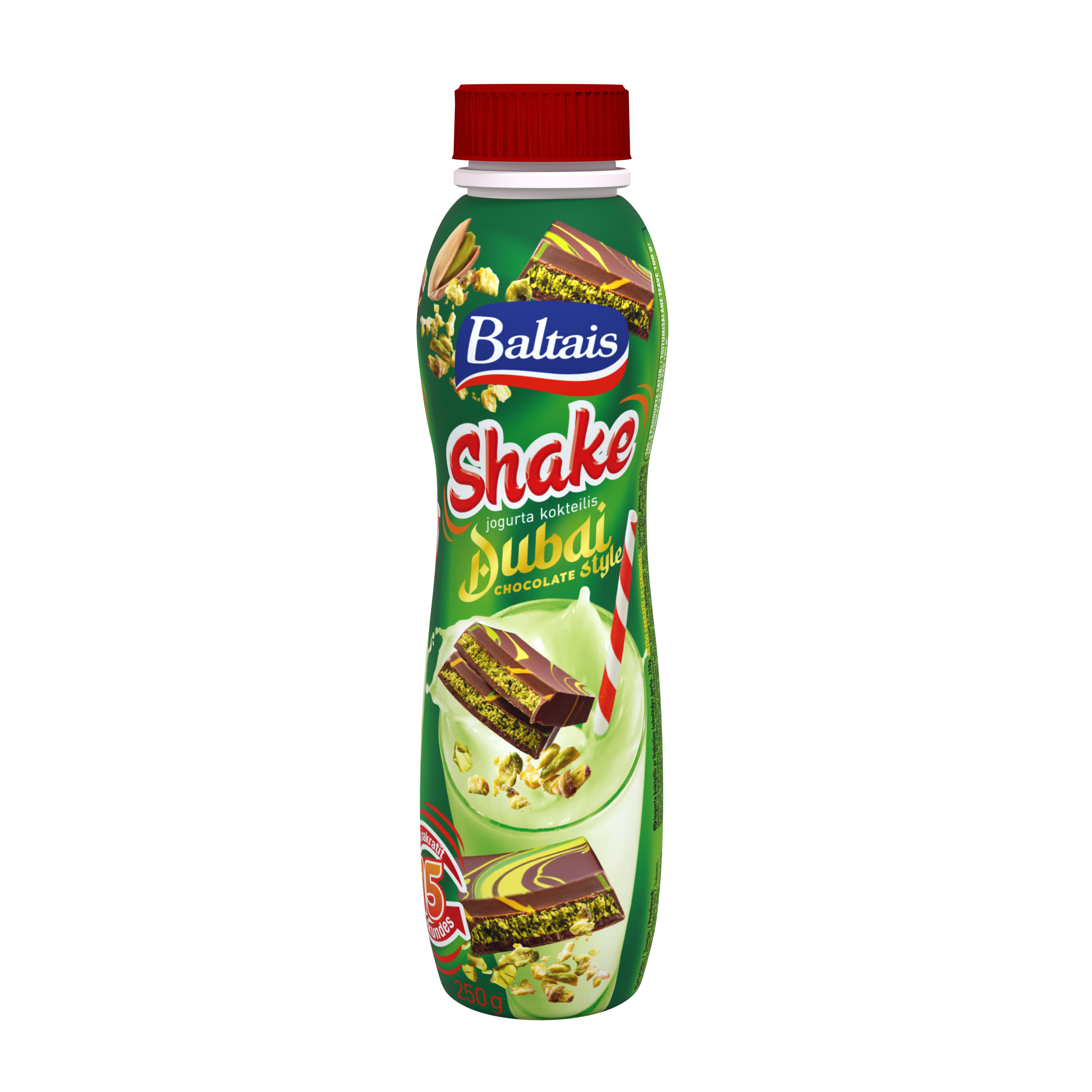 Baltais SHAKE jog.kokt.DUBAI chocolate style, 250g