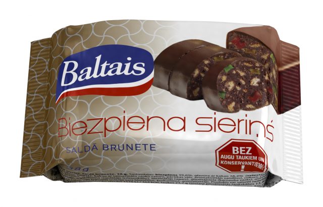 Baltais Biezpiena sieriņš. Saldā brunete, 38g