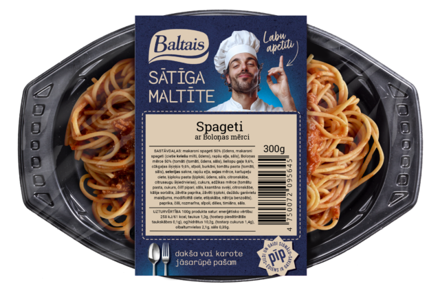 Baltais Spageti ar Boloņas mērci, 300g