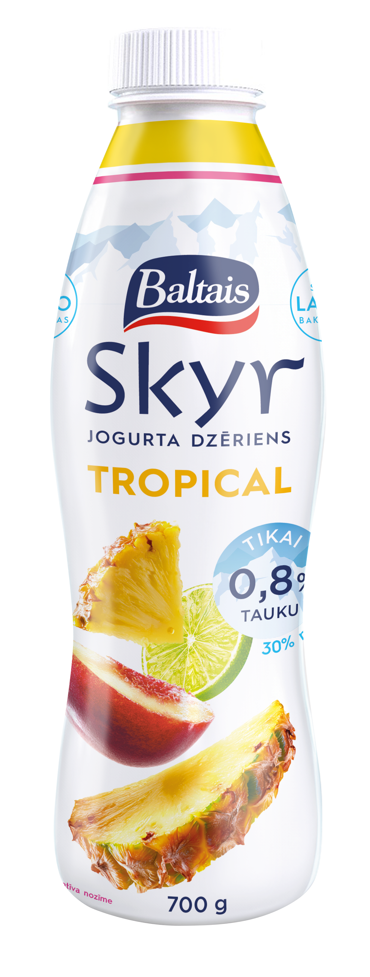 Baltais Skyr Jogurta dzēriens. Tropical, 0,7kg