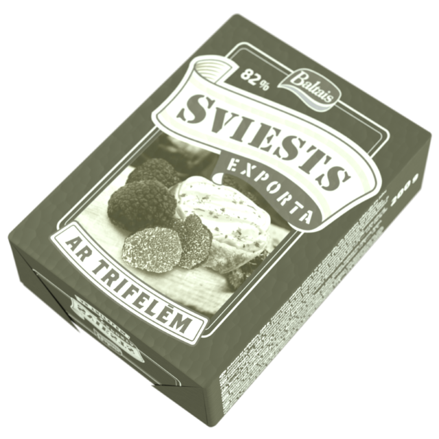 Baltais Exporta Sviests ar trifelēm, 200g