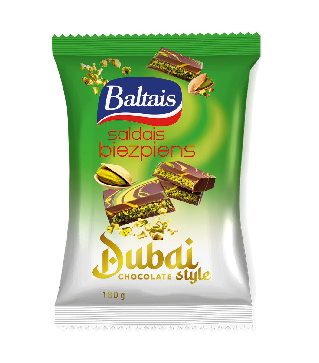 Baltais Sald.biezp.Dubajas šokolādes garšu, 180g