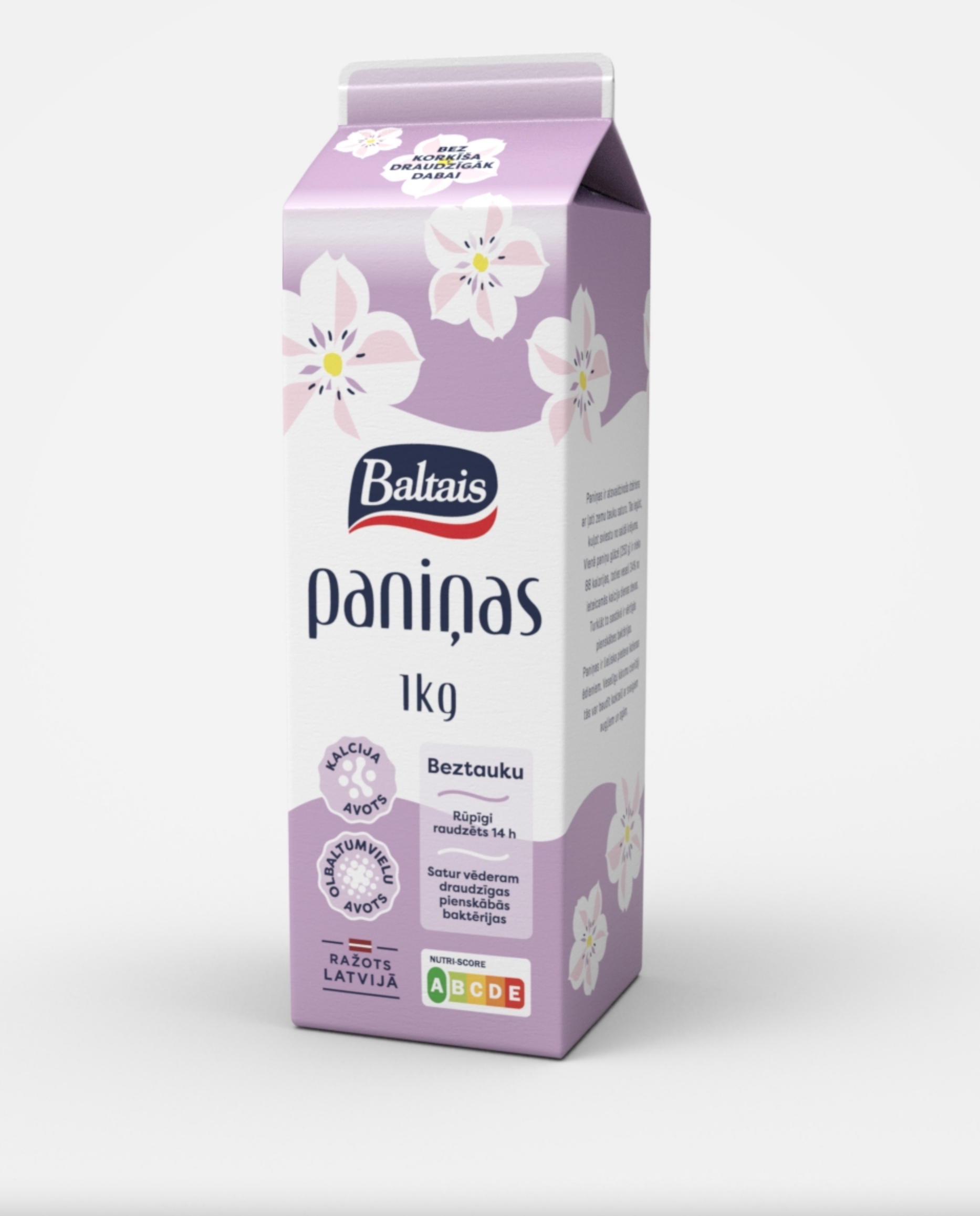 Baltais Paniņas 0,5%, 1l