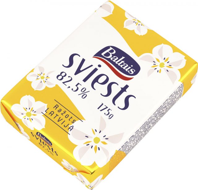 Baltais Sviests, 82,5% 175g