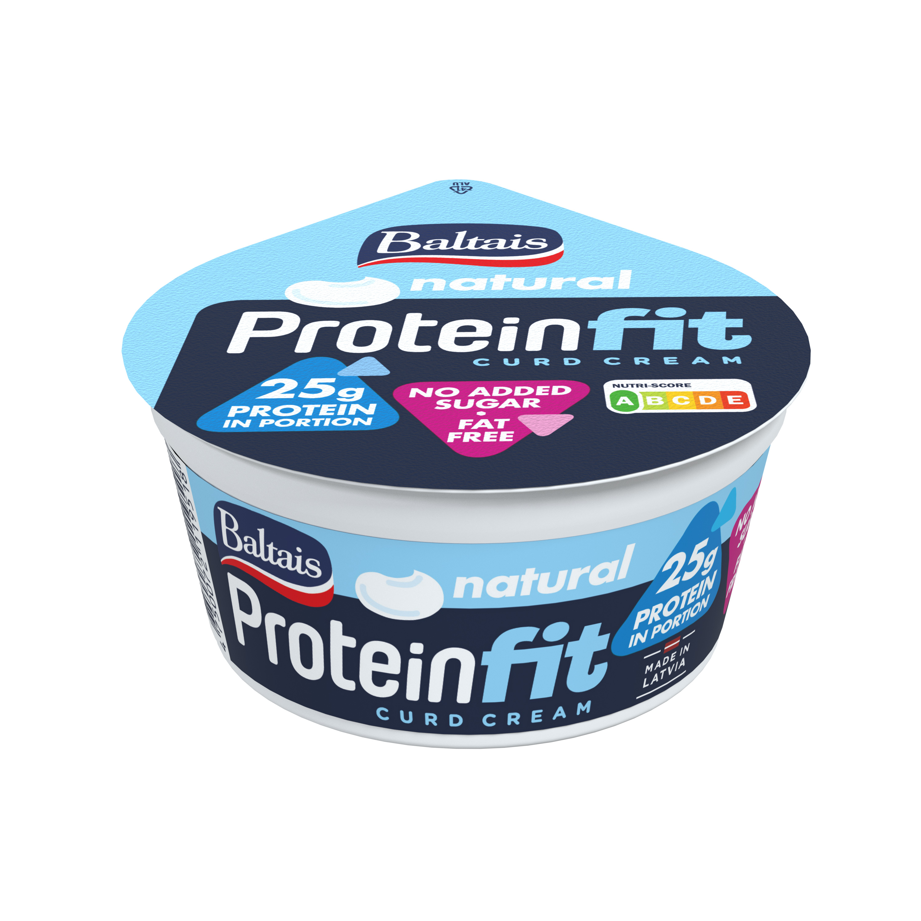 Baltais PROTEIN Biezpiena krēms bez piedevām, 300g