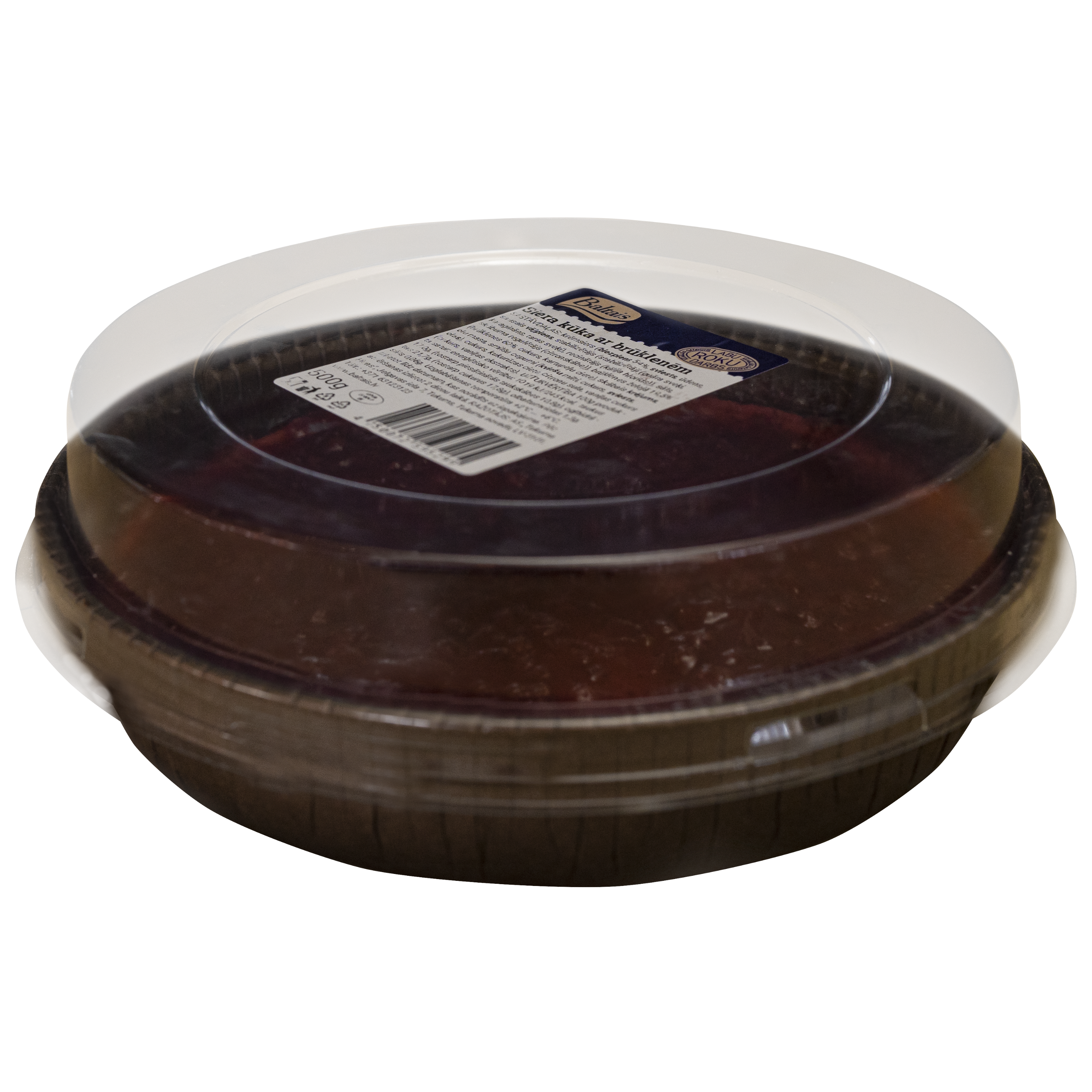 Baltais Siera kūka ar brūklenēm 500g