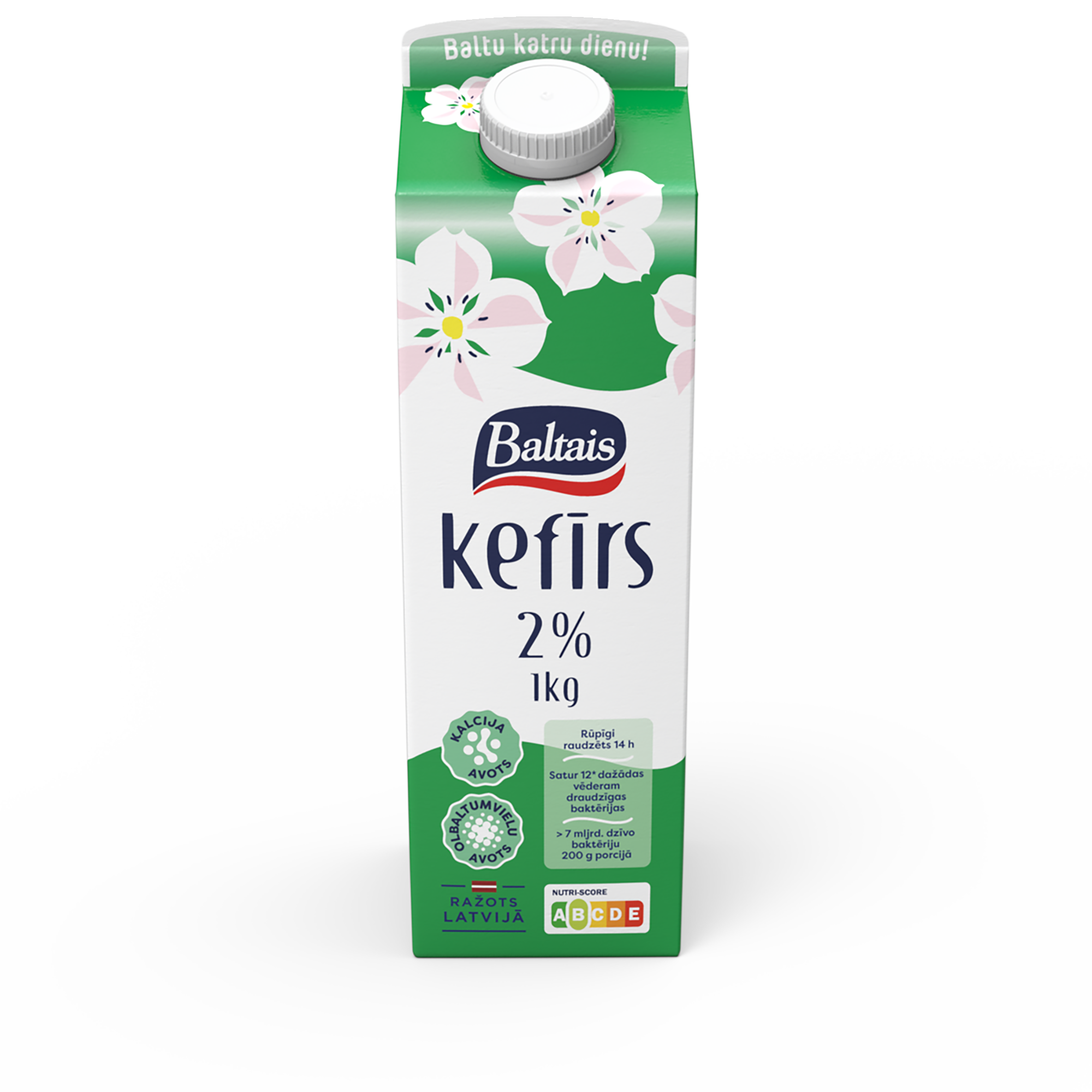 Baltais Kefīrs 2%, 1kg