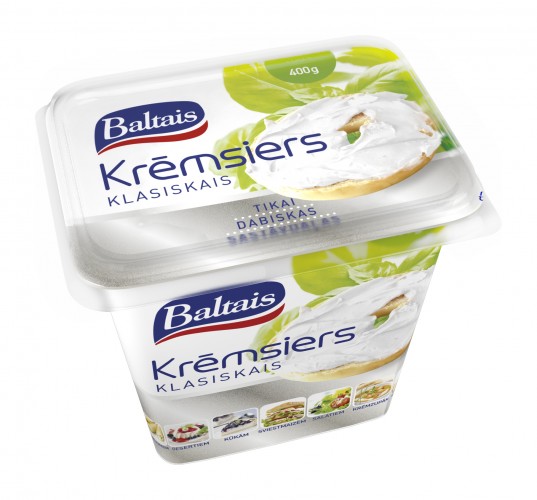 Baltais Krēmsiers, klasiskais, 400g