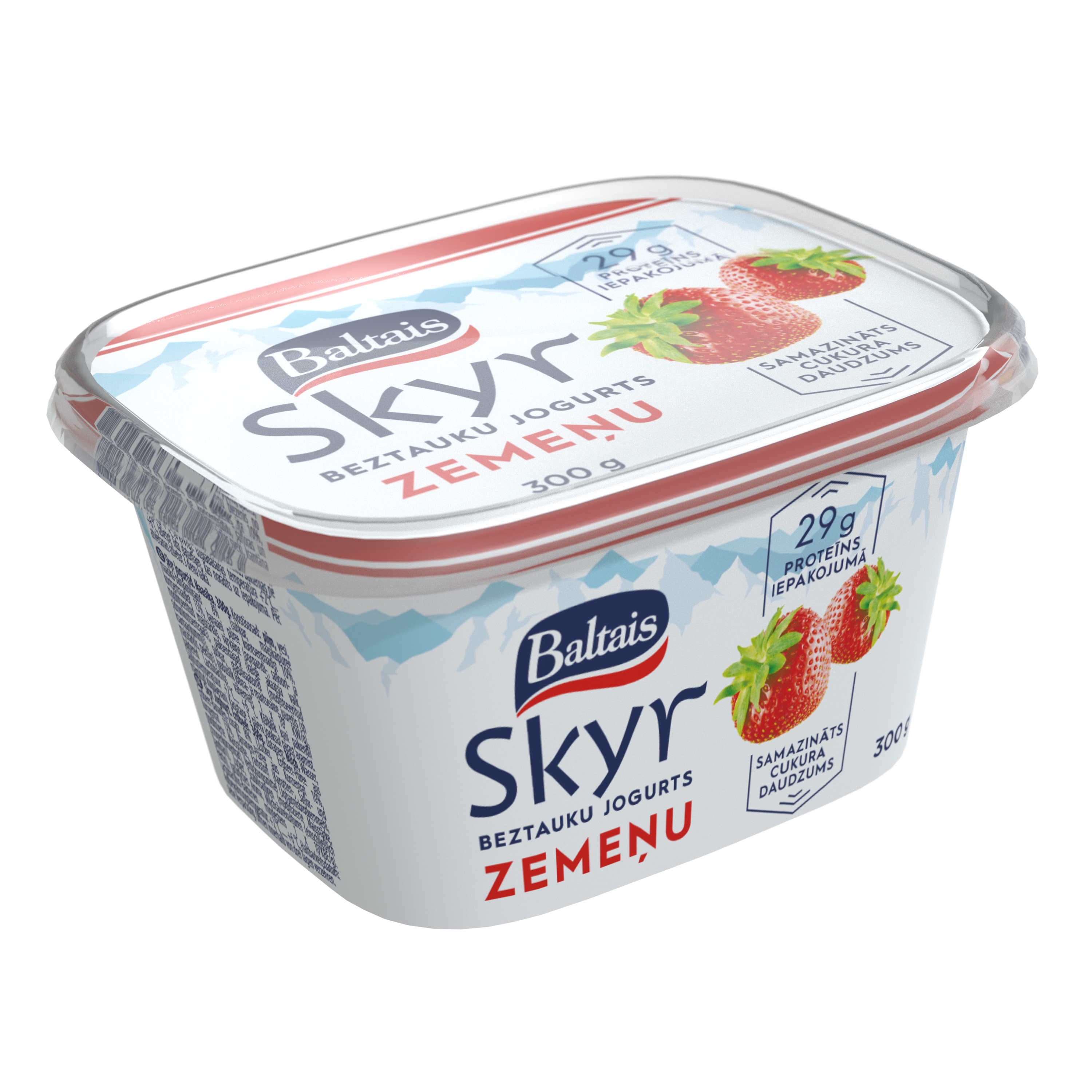 Baltais SKYR jog.Zemeņu, 300g