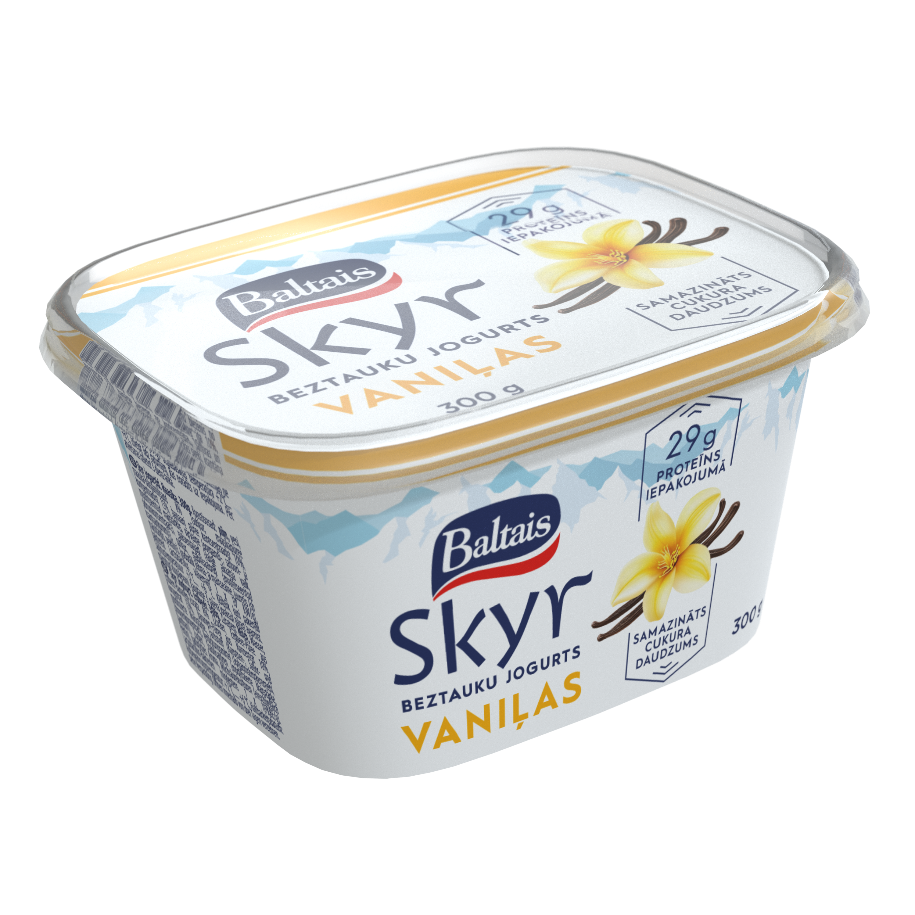 Baltais SKYR jog.Vaniļas, 300g
