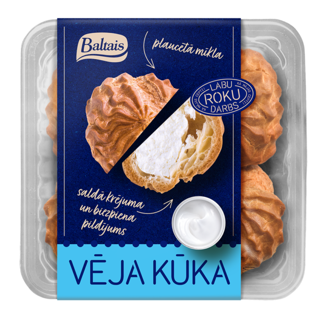 Baltais Vēja kūka, 135g