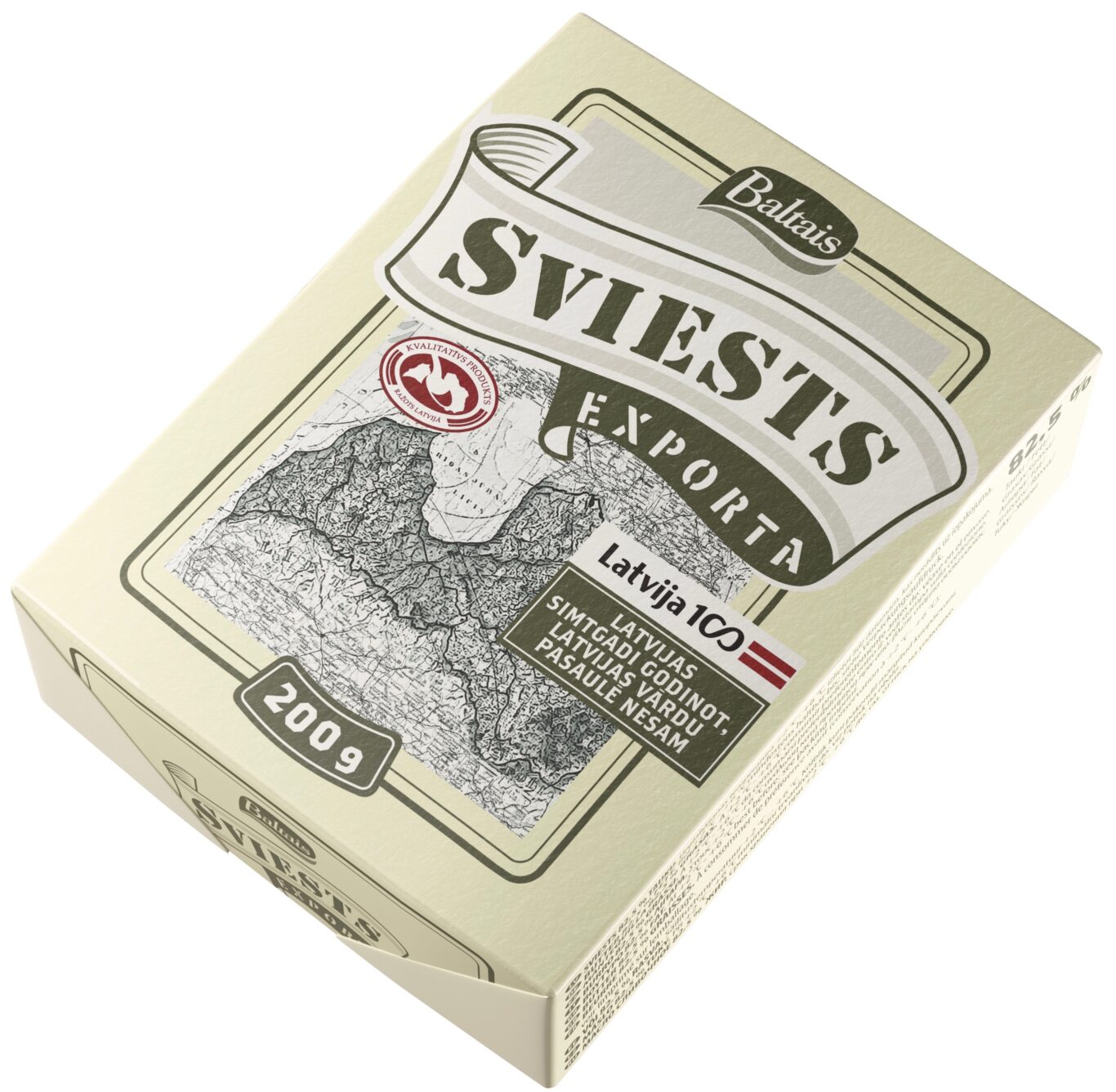 Baltais Exporta sviests 82,5%, 200g
