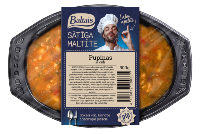 Baltais Pupiņas ar čili, 300g