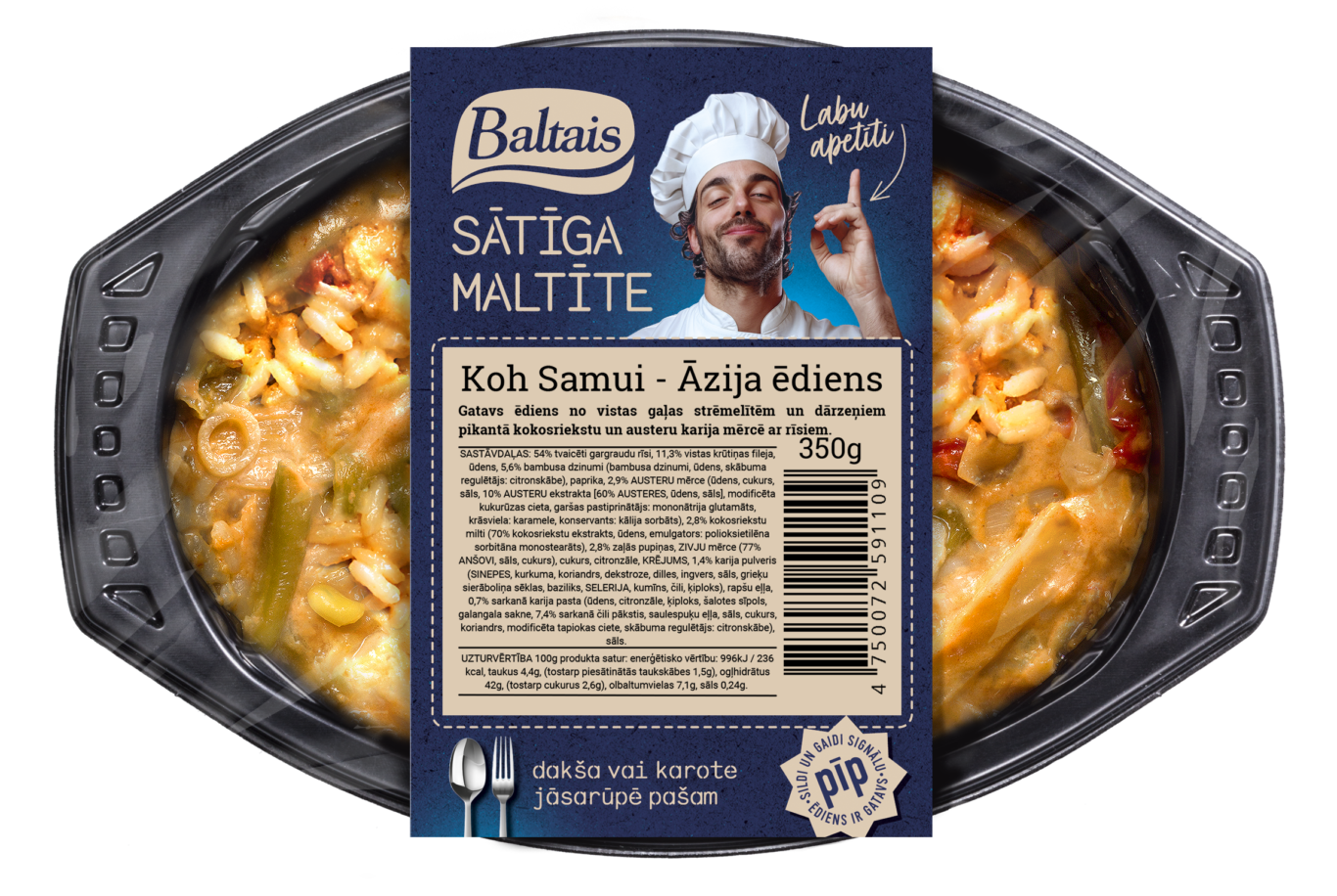 Baltais Āzijas ēdiens - Koh Samui, 350g