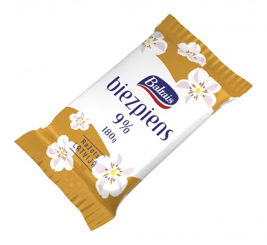 Baltais Biezpiens 9%, 180g