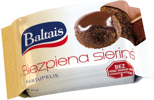 Baltais Biezpiena sieriņš. Kartupelis, 38g