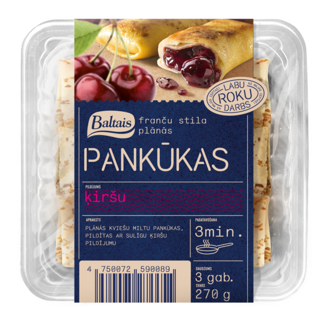 Baltais Pankūkas. Ķiršu, 270g