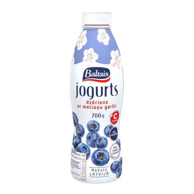 Baltais Jogurta dzēriens. Melleņu, 0,7kg
