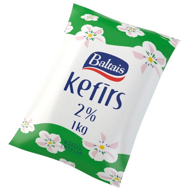 Baltais Kefīrs 2%, 1kg